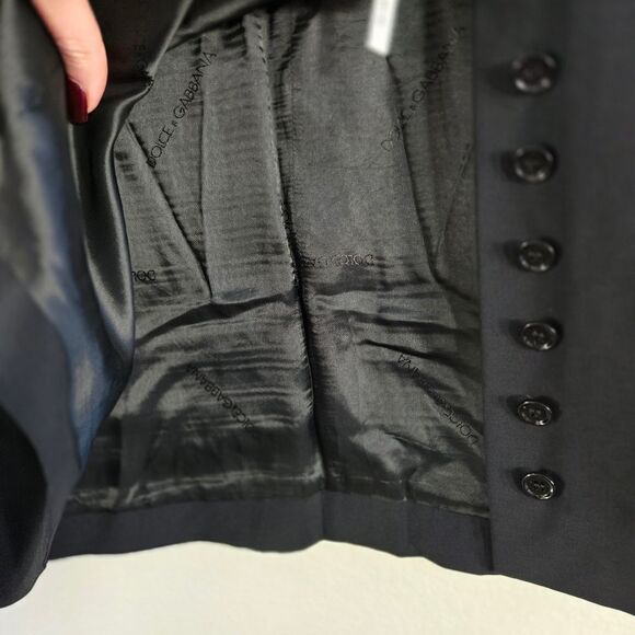 Dolce & Gabbana High Waist pencil Skirt with belt size 44 6 8 - Picture 11 of 13